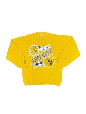 Vintage Wolf & Sons Western Michigan University Crew Neck Sweatshirt - Size XL